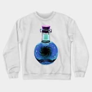 Blackhole galaxy potion blue star Crewneck Sweatshirt